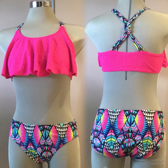 Circo Other - CIRCO youth Girls Size XL Bikini Swimsuit,